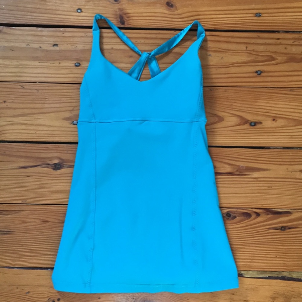 LuluLemon Turquoise Yoga Top